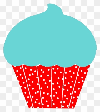 Cupcake Blue Silhoutte Svg Clip Arts - Black Cupcake Clipart - Png Download