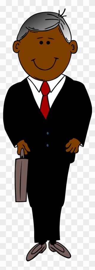 Cartoon Man In Suit Clipart