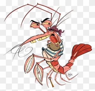 Pirate Shrimp - Shrimp Clipart