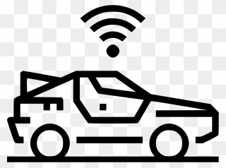 Mode Of Transport - Autonomous Vehicle Icon Png Clipart