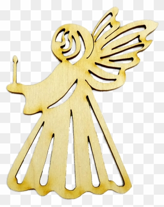 Transparent Christmas Tree Angel Clipart - Clip Art Of Angel Christmas Decorations - Png Download