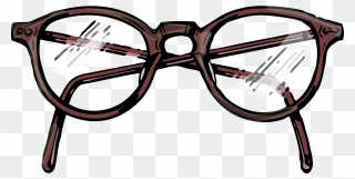 Specs Glasses Spectacles - Glasses Drawing Png Clipart
