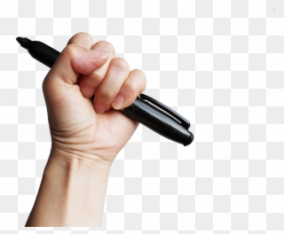 Hand Holding A Pen Png Clipart