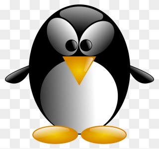 Tux To The Point Clipart