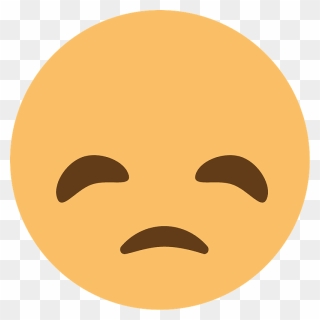 Disappointed Face Emoji Clipart - آیکن ناراحت - Png Download