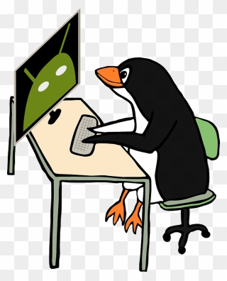 Penguin Designer Clipart - Clip Art Computer Programmer - Png Download