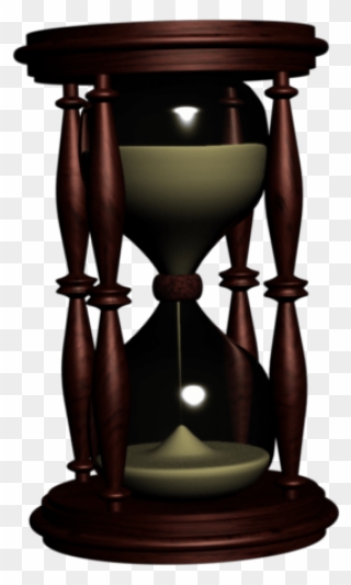 Time Themed Video Clipart Of Fancy Hourglass - Antique - Png Download