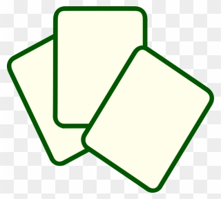 Angle,area,green - Blank Playing Cards Clipart - Png Download
