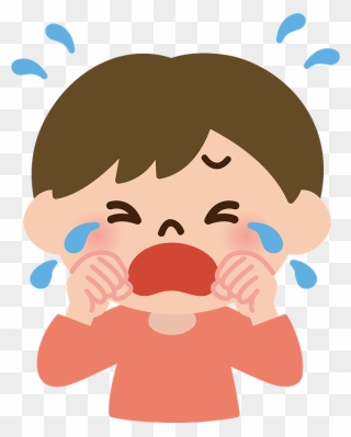 Little Boy Child Crying Clipart - Crying Clipart - Png Download
