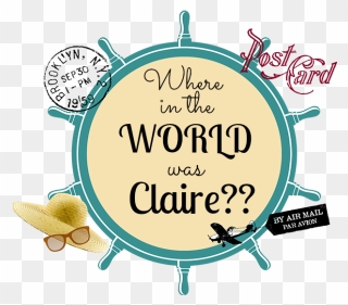 Where In The World Is Claire Logo2 - Pirate Party Photo Booth Clipart