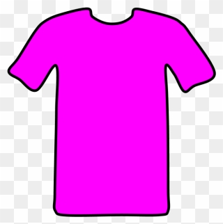 T-shirt, Basic, Violet Clipart
