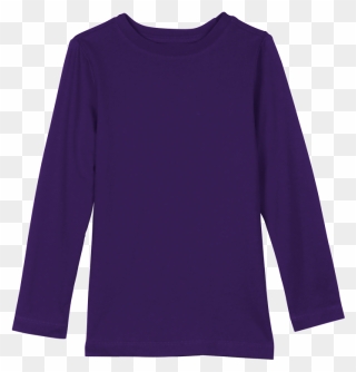 Purple Long Sleeve Clipart - Png Download