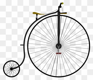 Net » Clip Art » Penny Farthing Bike Grand Bi - Penny Farthing Bicycle .png Transparent Png