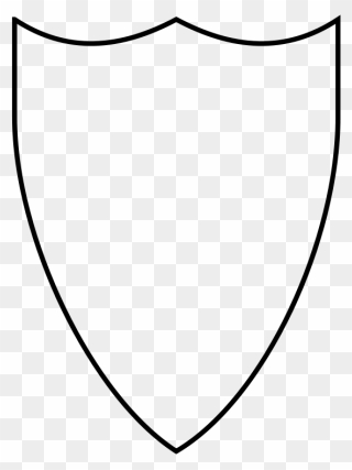 Transparent Shield Template Png - Circle Clipart