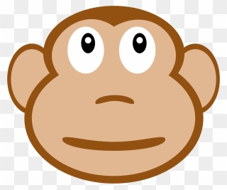 Curious George Baby Monkeys Clip Art - Monkey Face Clipart - Png Download