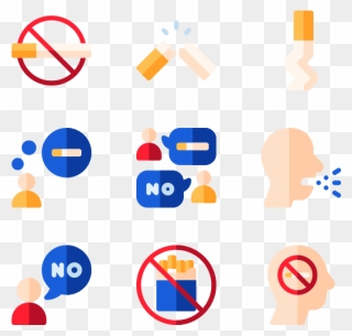 Quit Smoking Icons Clipart