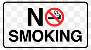 No Smoking Sign - No Smoking Sign No Background Clipart