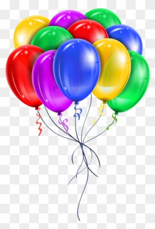 Free Png Download Transparent Multi Color Balloons - Balloons Clipart Png
