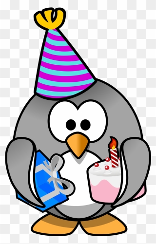 Penguin Birthday Clip Art - Png Download