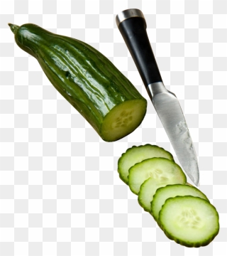 Cucumber In Slices Png Image - خيار مقطع Clipart