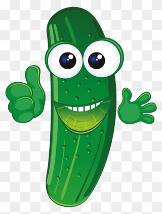 #mq #green #cucumbers #cucumber #face - Clipart Cucumber - Png Download