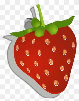 Cartoon Transparent Background Clipart Strawberry - Png Download