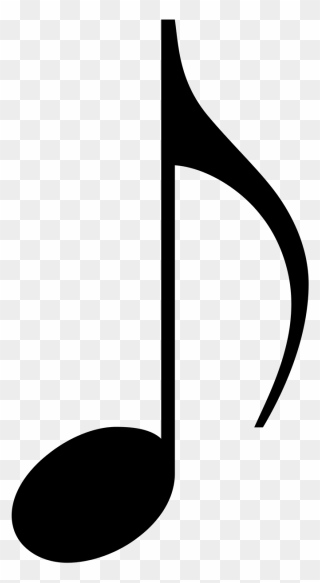 Note Music Clef Melody Freedom Png Image - Eighth Note Clipart