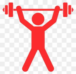 Cardio Icon@1000x Wide - Red Stick Figure Clip Art - Png Download