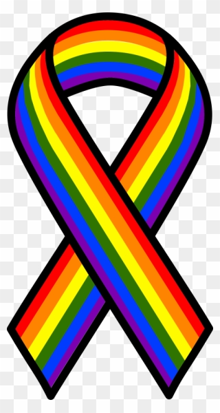 Rainbow Ribbon Png - Gay Fortnite Skin Clipart