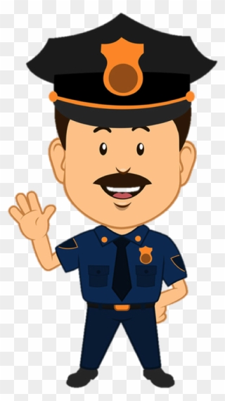 Dress Clipart Police - Policeman Clipart - Png Download