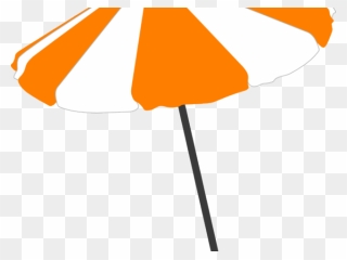 Transparent Umbrella Clipart - Umbrella Orange Clipart - Png Download