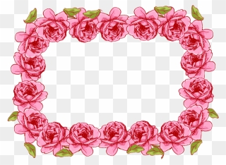 Simultaneously Clipart Of Flowers Free Faux Vintage - Mother's Day Frame Clipart Transparent - Png Download