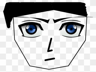Anime Boy Face Png Clipart