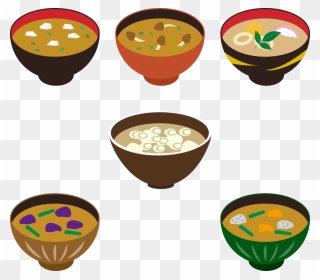 Cuisine,food,tableware - Miso Soup Bowl Vector Clipart