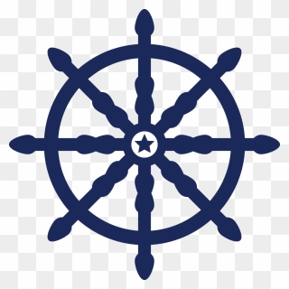 Ship Wheel Clip Art , Png Download - Clip Art Boat Steering Wheel Transparent Png