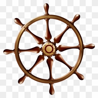 Transparent Ship Steering Wheel Png Clipart