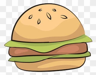 Transparent Food Stand Clipart - Hamburguesa Clipart - Png Download