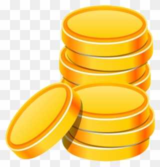 Plain Game Gold Coin Png Image - Coin Game Png Clipart