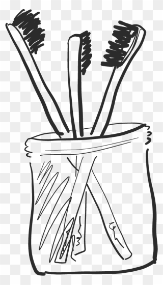 Bamboo Toothbrush Subscription - Transparent Toothbrush Sketch Clipart