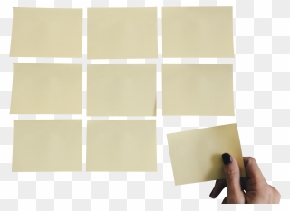 Yellow Sticky Notes Square - Transparent Background Sticky Note Png Clipart