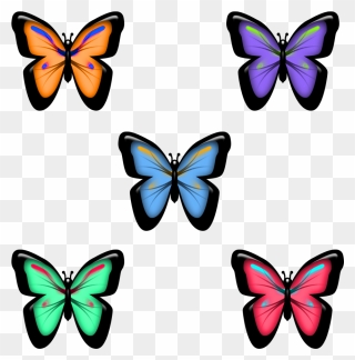 Monarch Butterfly Nail Mathematics Manicure - Borboletas E Flores Png Clipart
