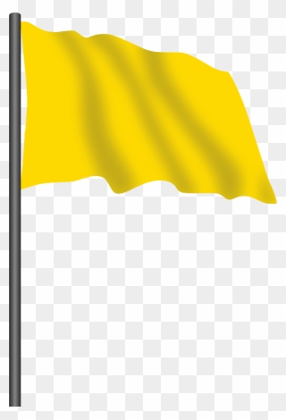 Motor Racing Flag - Yellow Flag Png Clipart