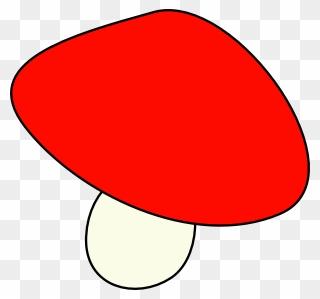 Mushroom Clip Art Clipart Photo - Red Mushroom Clipart - Png Download