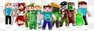 Drawing Minecraft Figures Huge Freebie Download For - Baby Toys Clipart