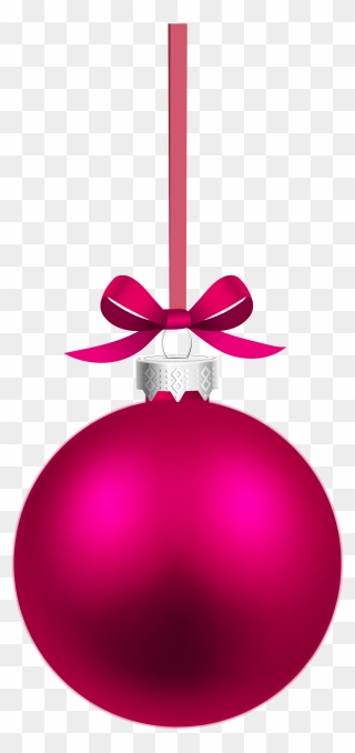 Ball Clipart 1 Ball - Pink Christmas Ball Png Transparent Png