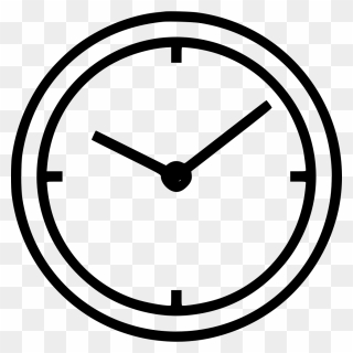 Transparent Time Clock Icon Png - 5 Minute Timer Clipart