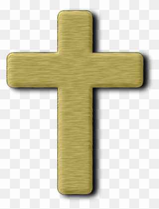 Wooden Cross - Desenho De Cruz De Madeira Clipart