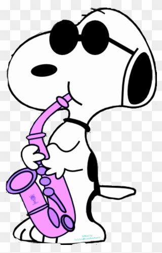 Jazz Snoopy Clipart