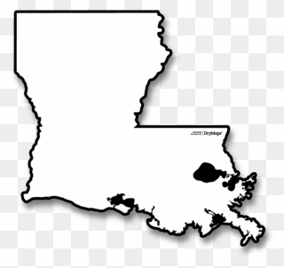 Louisiana - Map Of Where Madam Cj Walker Was Born Clipart