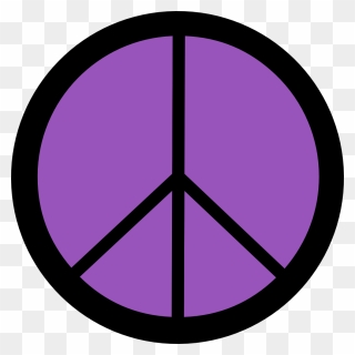 Lilac Peace Symbol 12 Dweeb Peacesymbol - African American Art Symbolism Clipart